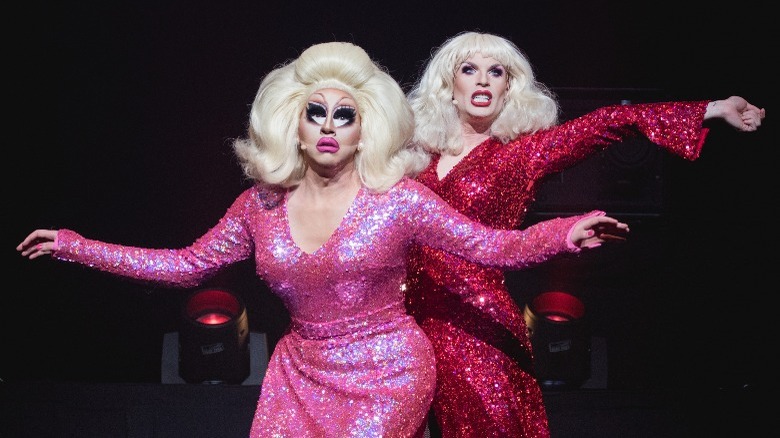 Trixie Mattel and Katya Zamolodchikova on stage