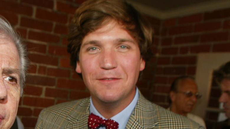 Tucker Carlson smiling