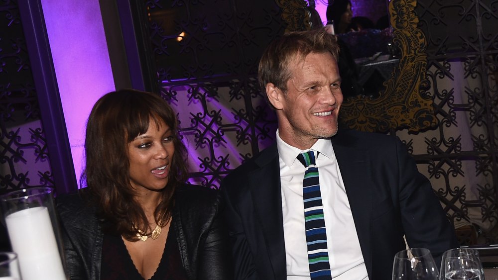 Tyra Banks and Erik Asla