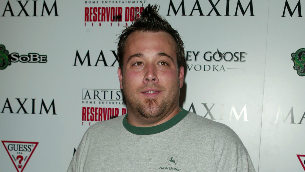 Uncle Kracker smirking at a DVD release party