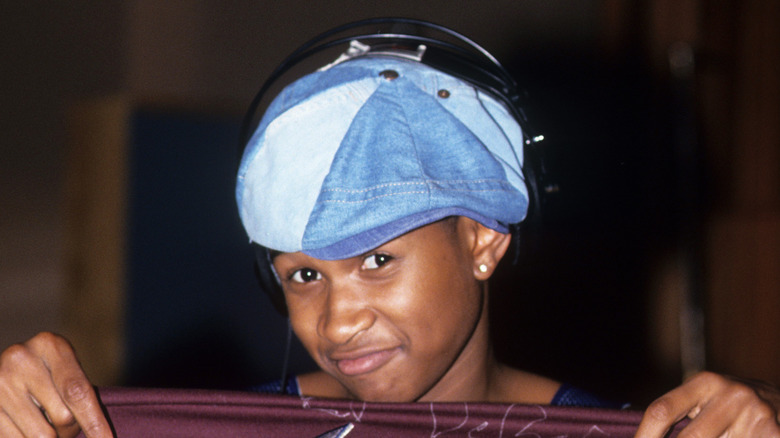 Usher in the studio in 1994