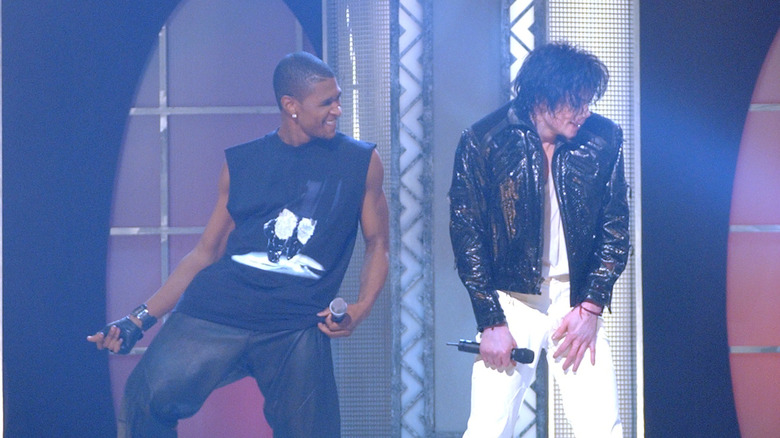 Usher and Michael Jackson