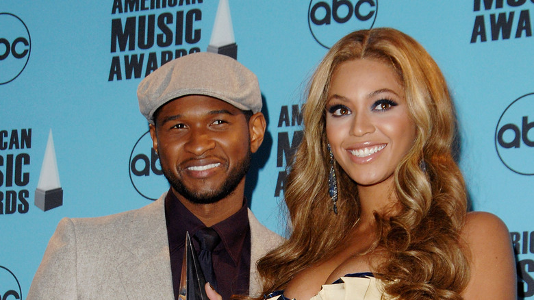 Usher and Beyonce