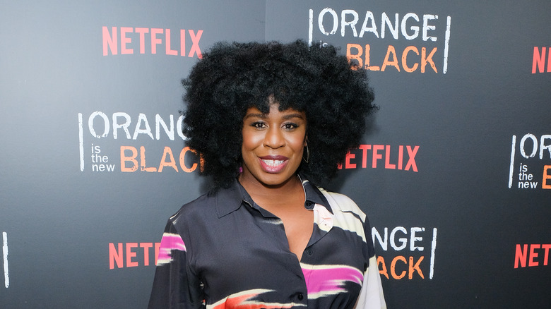 Uzo Aduba smiling