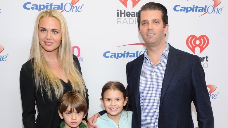 Vanessa Trump and Donald Trump Jr. with two of their children