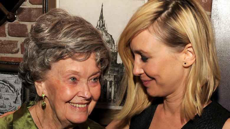 Lorraine Warren and Vera Farmiga