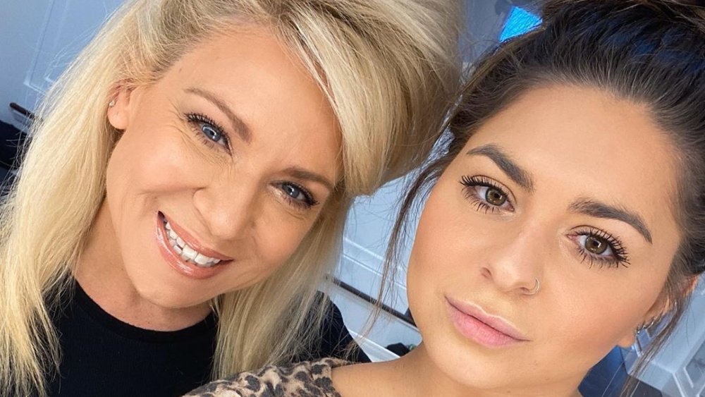 Theresa Caputo and VIctoria Caputo posing for an Instagram selfie