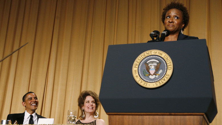 Wanda Sykes performing at the White House Correspondents' Dinner