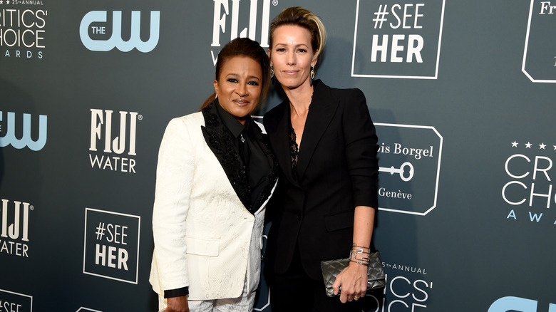 Wanda Sykes and Alex Niedbalski posing