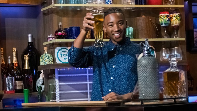 Aglee Smith as a bartender