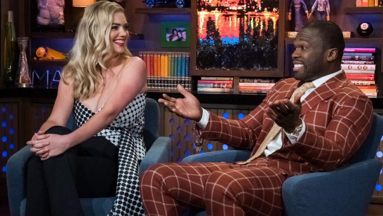 Kate Upton and 50 Cent on Watch What Happens Live