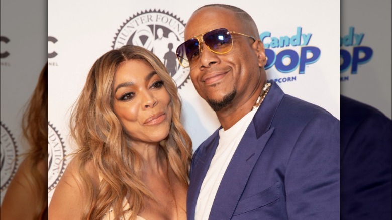 Wendy Williams and Kevin Hunter posing