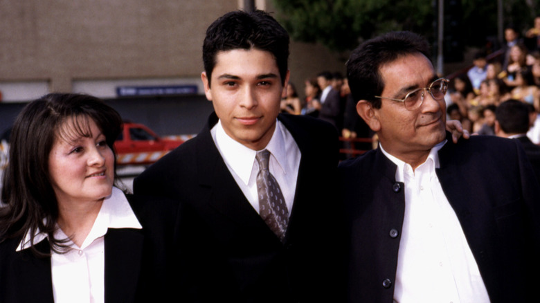 Wilmer Valderrama at event with parents