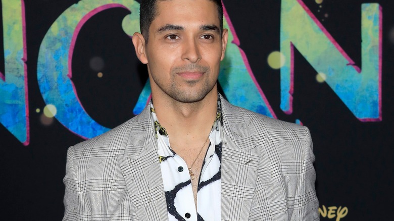 Wilmer Valderrama with open shirt 