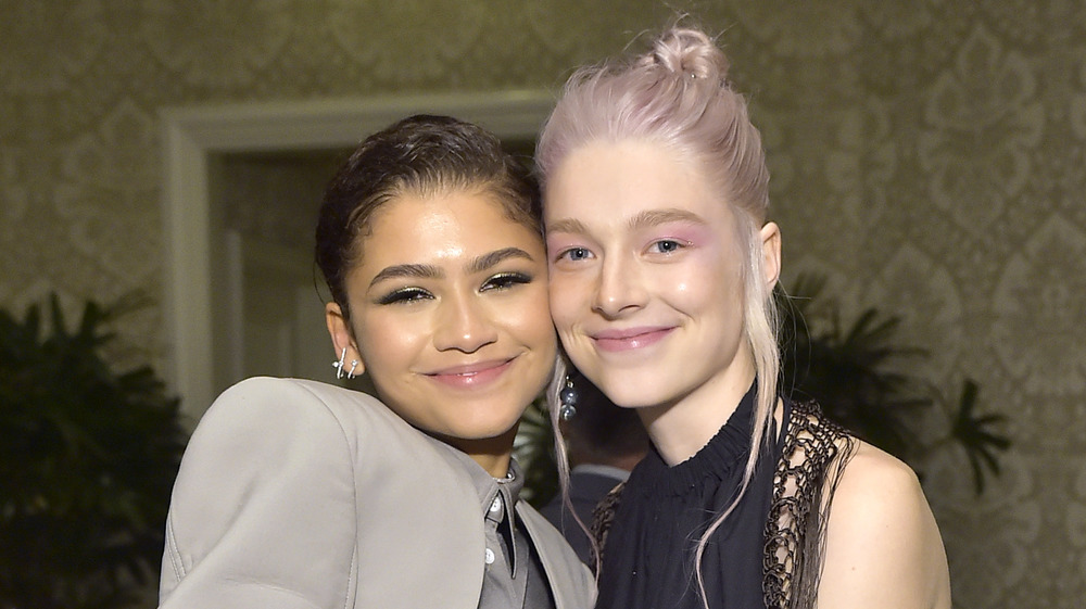 Zendaya hugs Hunter Schafer