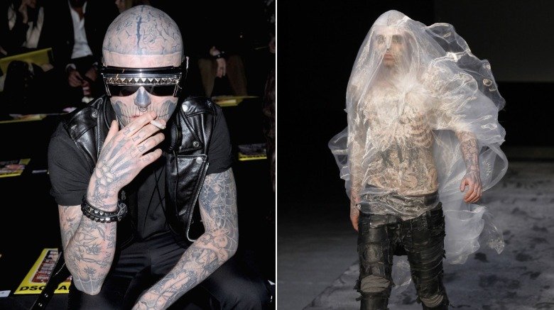 Zombie Boy walking for Mugler