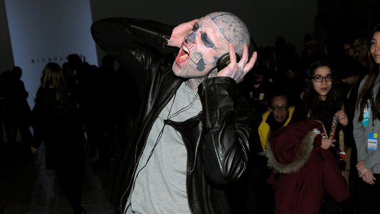 Rick Genest during New York Fashion Week