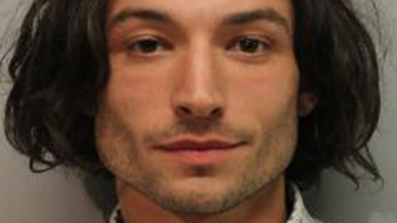 Ezra Miller's mugshot