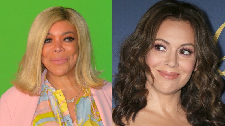 Wendy Williams and Alyssa Milano