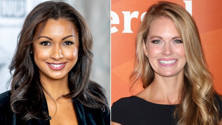 Eboni K. Williams and Cameran Eubanks smiling in split image