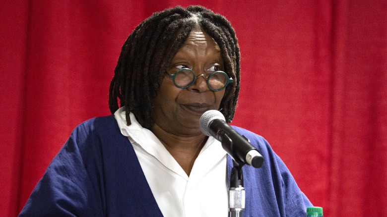 Whoopi Goldberg speaking at DragCon