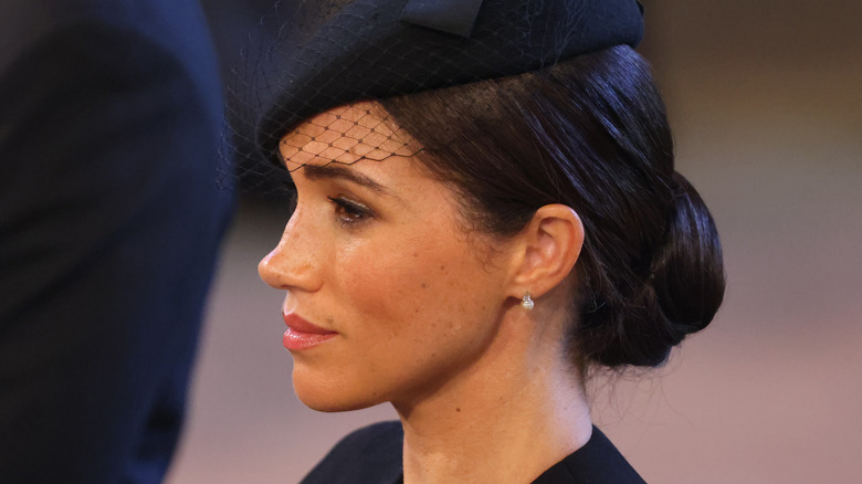 Meghan Markle in profile