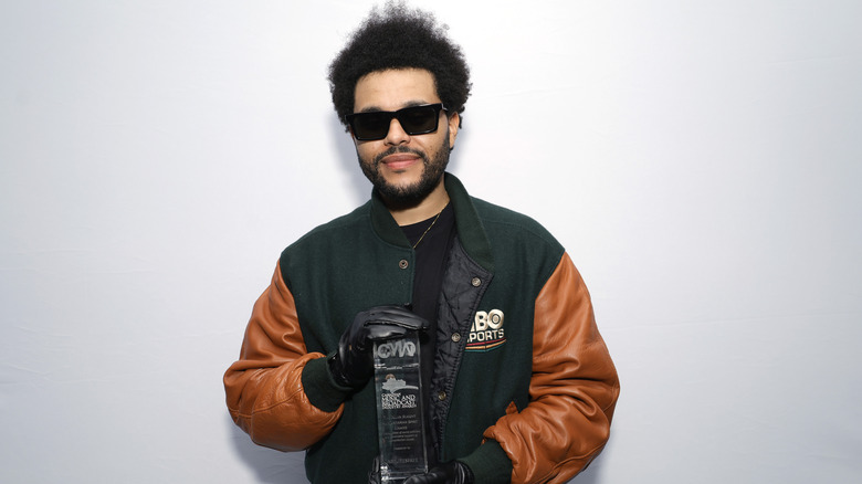 The Weeknd wearing sunglasses