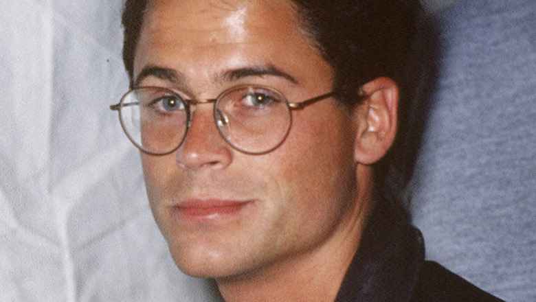 Rob Lowe at a concert in 1989