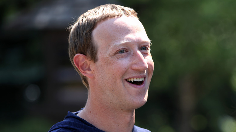 Mark Zuckerberg smiling outdoors