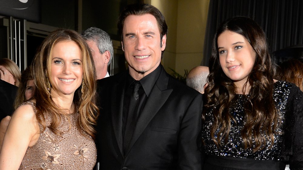 Kelly Preston, John Travolta, Ella Travolta 