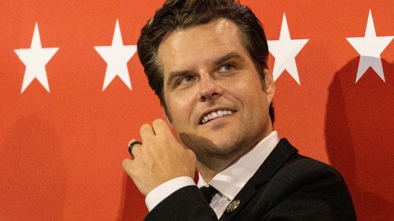 Matt Gaetz attends the RNC in Milwaukee, WI (2024)