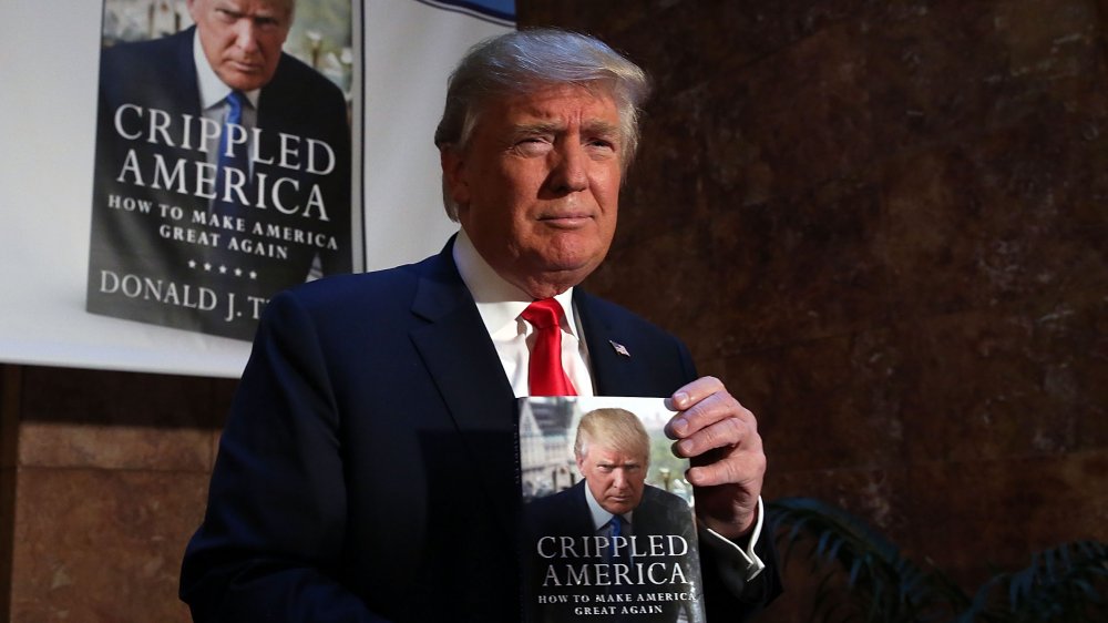 Donald Trump at a 2015 book signing