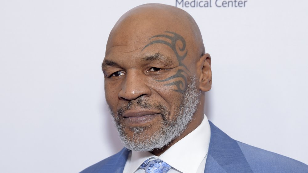 Mike Tyson and his signature face tattoo