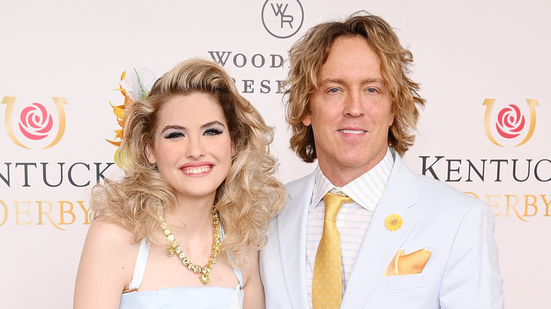 Danielynn Birkhead poses with father Larry Birkhead