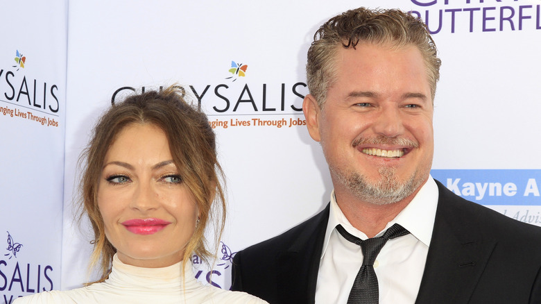 Eric Dane and Rebecca Gayheart smiling