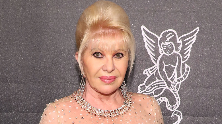 Ivana Trump looking at camera