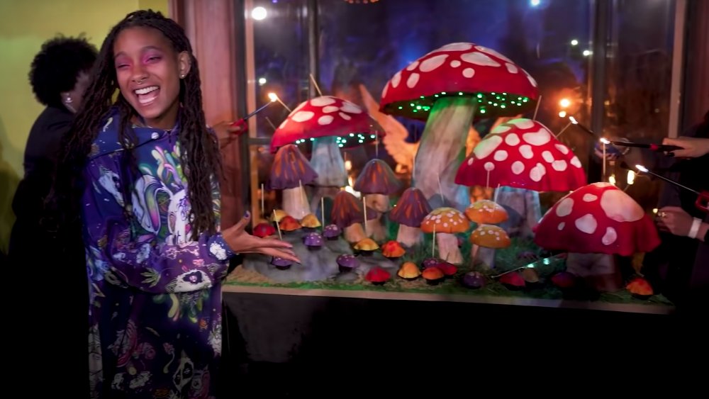 Willow Smith with her Willoween birthday cake