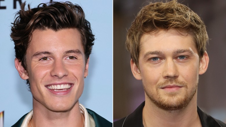 Shawn Mendes, Joe Alwyn smiling