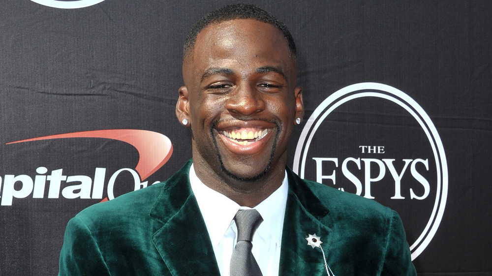 Draymond Green Smiling on the red carpet