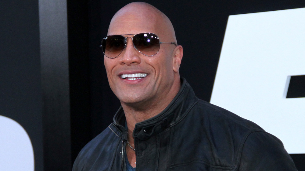 Dwayne Johnson attends "The Fate Of The Furious" New York premiere