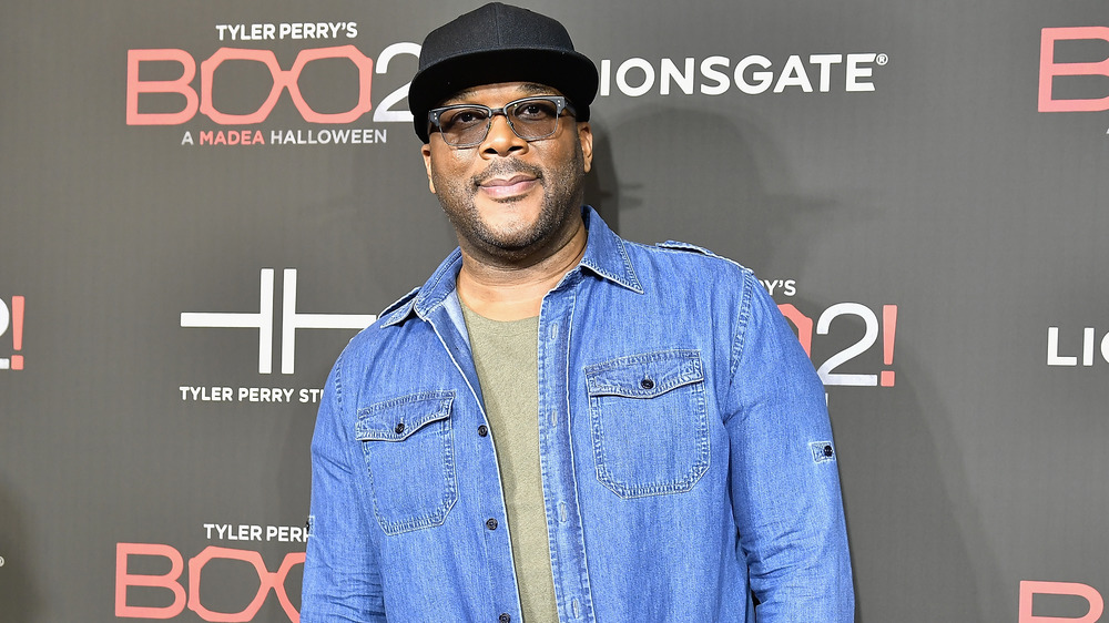 Tyler Perry attends BOO 2! Red Carpet 