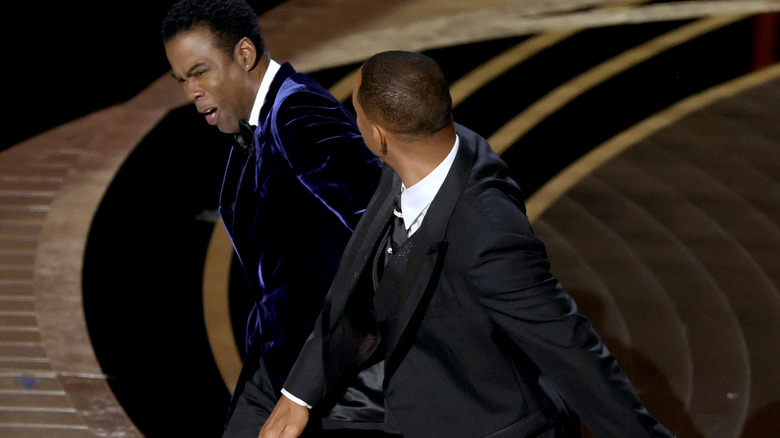 Chris Rock and Will Smith during the slap