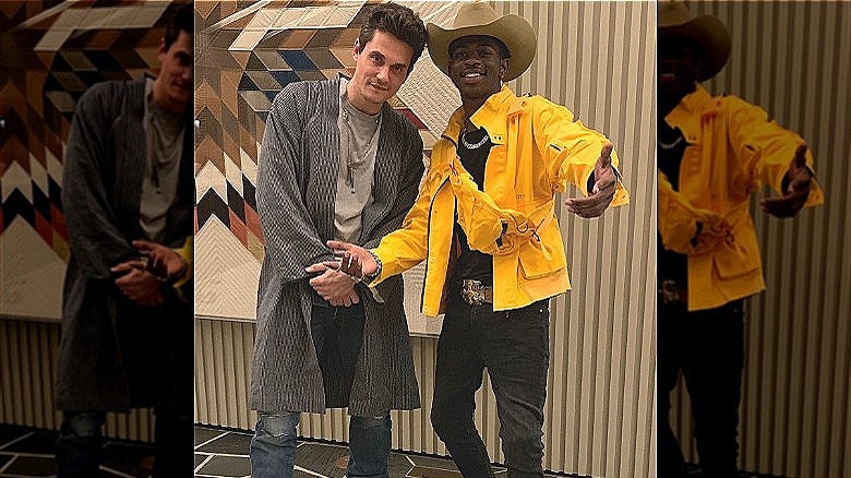 Lil Nas X and John Mayer together