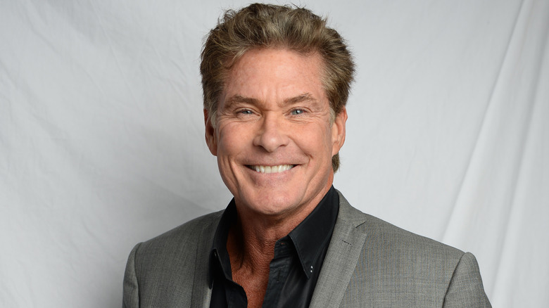 David Hasselhoff smiling