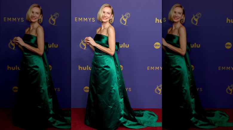 Naomi Watts wearing green dress