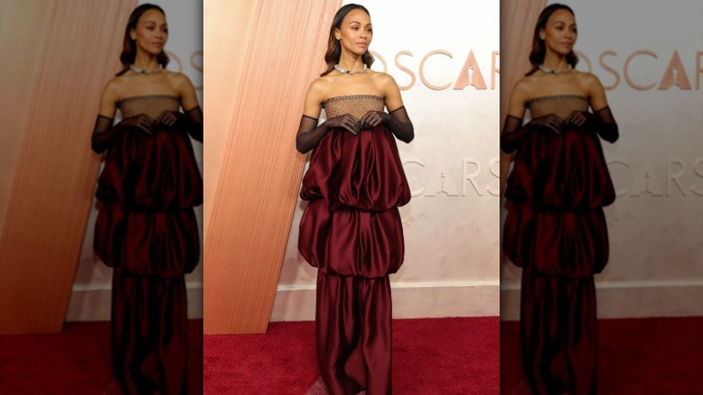 Zoe Saldana attends the 97th Annual Oscars at Dolby Theater in Hollywood, CA (2025)