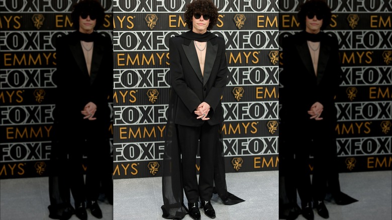 Reece Feldman black tux sunglasses