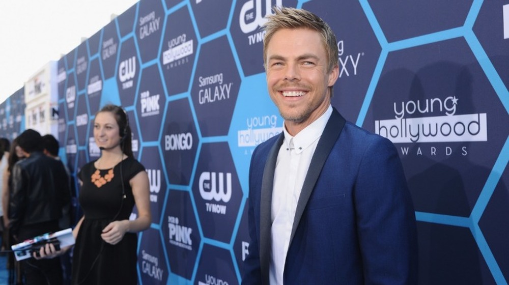 Derek Hough attends the 2014 Young Hollywood Awards