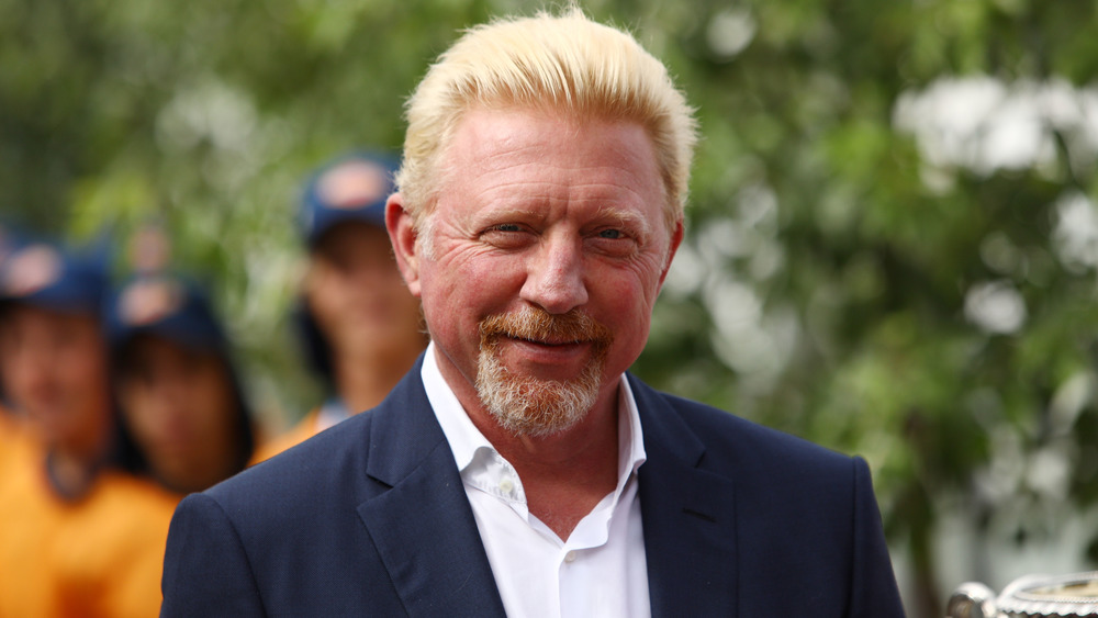 Boris Becker at the Australian Open in 2018 