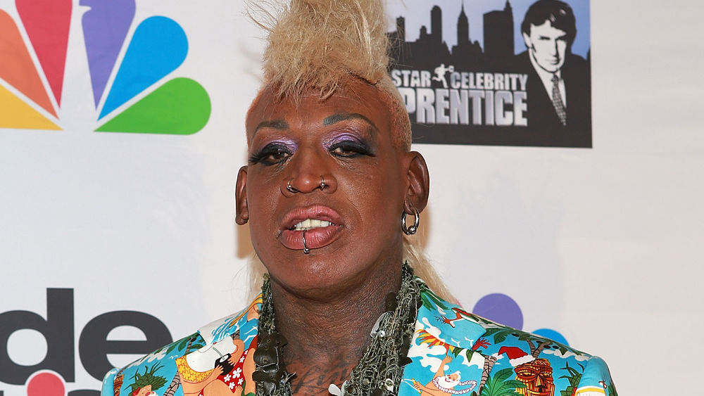 Dennis Rodman at the premiere of The All-Star Apprentice 